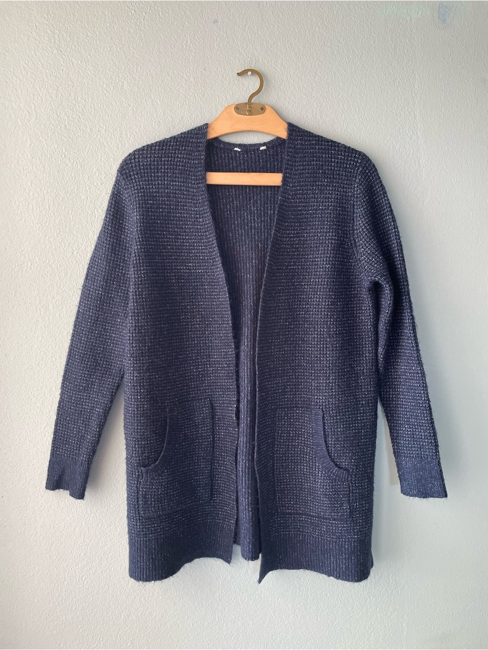 🌻5/$15🌻 Time & Tru | Navy Blue Knit Cardigan Sweater